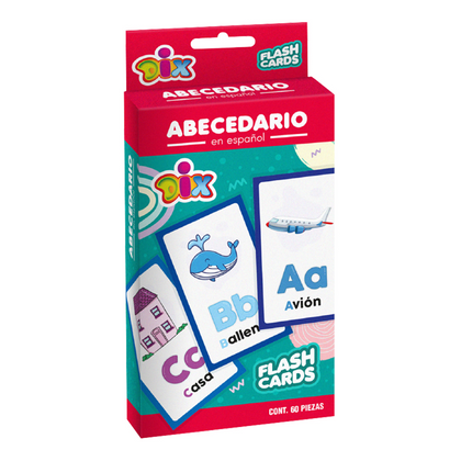 FLASHCARDS ABECEDARIO ESPAÑOL 60 PZS 396