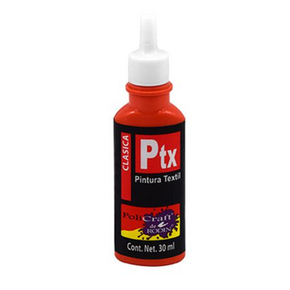 PINTURA TEXTIL  NO. 608 30ml. ROJO RODIN