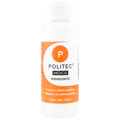 MEDIO IRIDISCENTE PARA ACRILICOS POLITEC 120ML