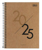 AGENDA CON ESPIRAL PLANNER KRAFTWORK 80H. MARCA TILIBRA 2025