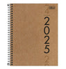 AGENDA CON ESPIRAL PLANNER KRAFTWORK 80H. MARCA TILIBRA 2025