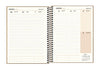 AGENDA CON ESPIRAL PLANNER KRAFTWORK 80H. MARCA TILIBRA 2025