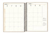 AGENDA CON ESPIRAL PLANNER KRAFTWORK 80H. MARCA TILIBRA 2025