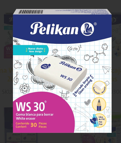 GOMA DE BORRAR WS-30 MARCA PELIKAN