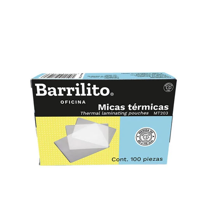 MICA TERMICA  8 X11.5  c/100   8 ML MT203 BARRILITO