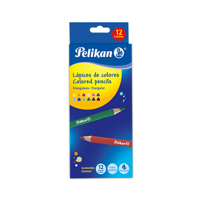 COLORES LARGOS TRIANG  C/12 PELIKAN 30330324