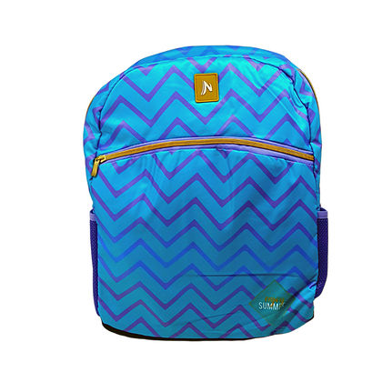 MOCHILA  KIUT ENJOY SUMMER CELESTE CON MORADO 586641