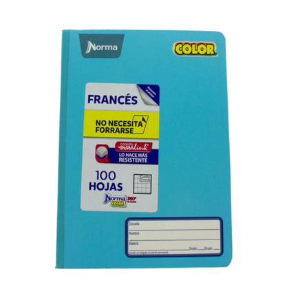 CUAD COSIDO FRANCES c-5 NORMA COLOR 100H 581293