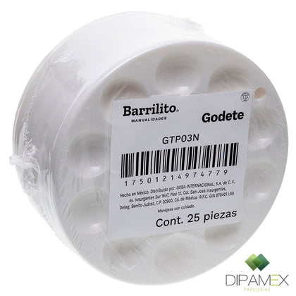 GODETE MEDIANO 17 cm GTP-03 BARRILITO