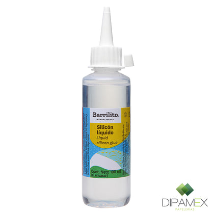 SILICÓN LIQUIDO TRANSPARENTE. BOTE DE 100 ML. MARCA: BARRILITO