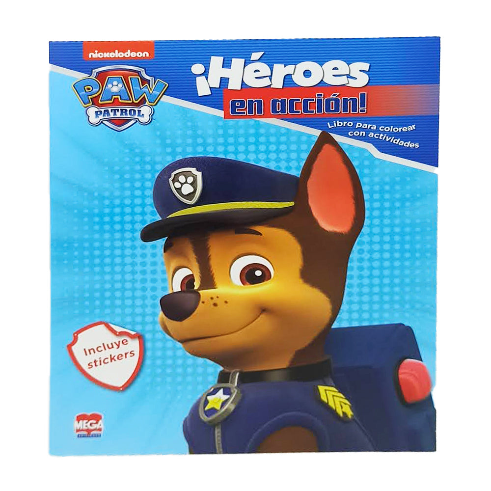 Paw Patrol¡ Llamada de Alerta! Libro Para Colorear con Actividades (Incluye  Stickers)