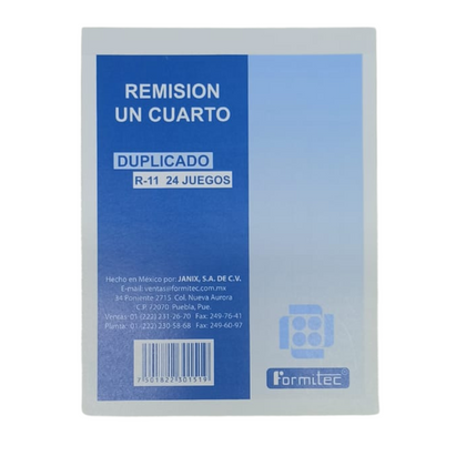 REMISION 1/4 duplicado FORMITEC R-11